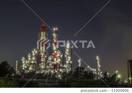 Kashima Coastal Factory Night view Kashima Coastal Factory Night view 31009006