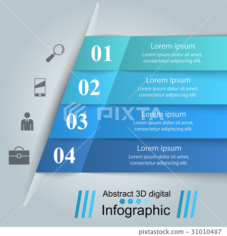 Business Infographics origami style Vector 31010487