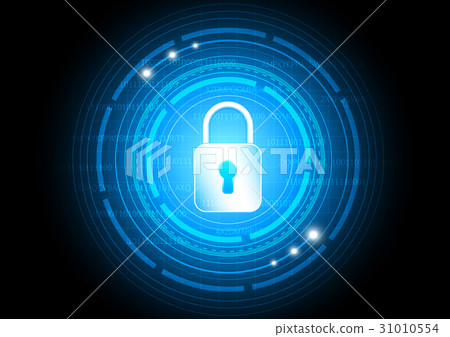 Cybersecurity technology futuristic background Cybersecurity technology futuristic background 31010554