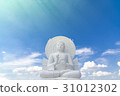 Big White Buddha image  31012302
