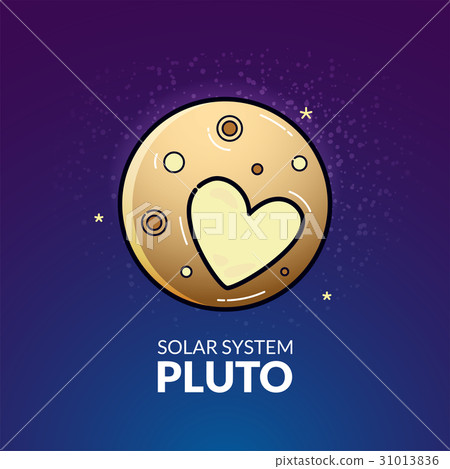 Planet Pluto vector illustration Planet Pluto vector illustration 31013836