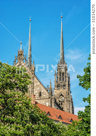 Famous Cathedral of St. Peter and Paul in Brno Famous Cathedral of St. Peter and Paul in Brno 31014270