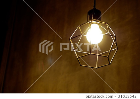 Isolated light bulb on dark background 31015542
