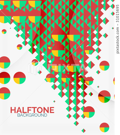 Halftone color texture background Halftone color texture background 31015695