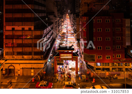 Night market of Hong Kong · Temple Street (Temple Street) 31017853