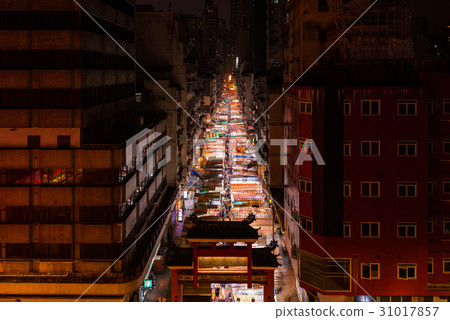 Night market of Hong Kong · Temple Street (Temple Street) 31017857