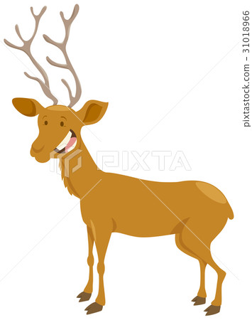 deer cartoon animal character 31018966