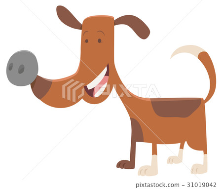 funny spotted dog cartoon 31019042
