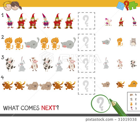complete the pattern activity game 31019338