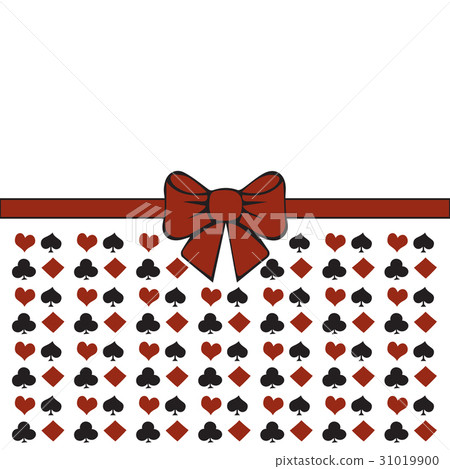 background with suits. Poker or casino seamless 31019900