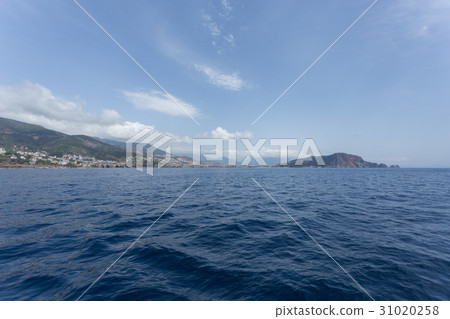 Sea sky and mountains Sea sky and mountains 31020258