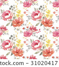 Watercolor floral pattern 31020417