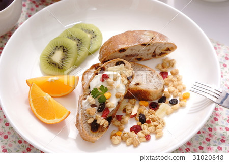 Breakfast at Rustic and Fruit Granola 31020848