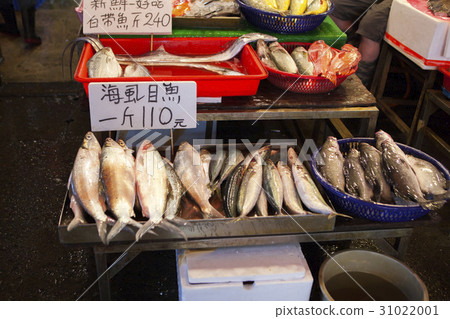 魚市場 ，水產，生鮮,魚市場、魚、新鮮な、Fish market, aquatic products 31022001