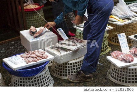魚市場 ，水產，生鮮,魚市場、魚、新鮮な、Fish market, aquatic products 31022006