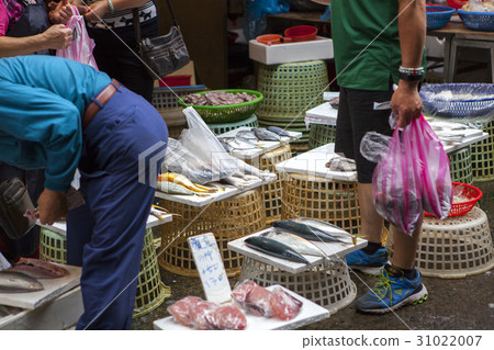 魚市場 ，水產，生鮮,魚市場、魚、新鮮な、Fish market, aquatic products 31022007