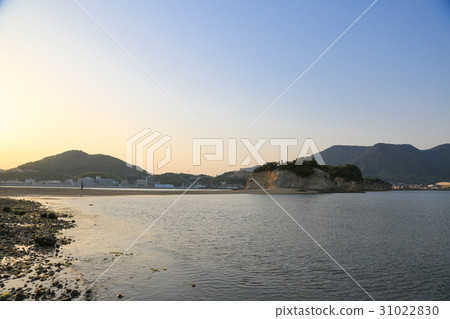 天河路在黃昏Tonosho鎮,香川縣 天河路在黃昏Tonosho鎮,香川縣 31022830