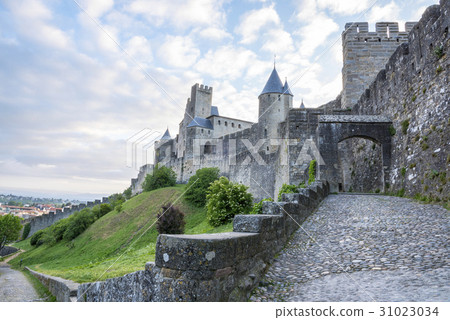 Historic fortified city Carcassonne 31023034