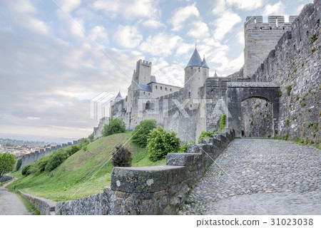 Historic fortified city Carcassonne 31023038