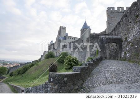 Historic fortified city Carcassonne 31023039