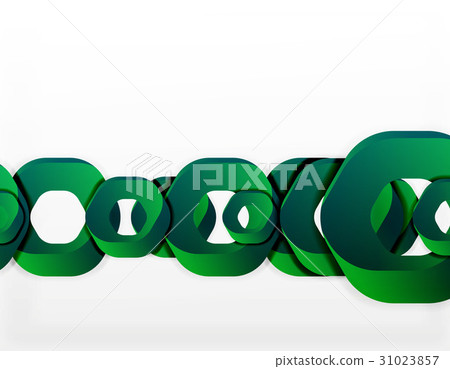 Geometric abstract background, cut chain shapes or Geometric abstract background, cut chain shapes or 31023857