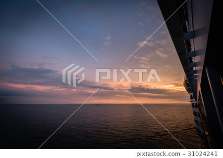 Straits of Malacca viewed from luxury liner 31024241