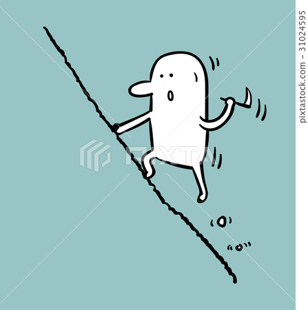 Simple man climb the hill. Simple man climb the hill. 31024595
