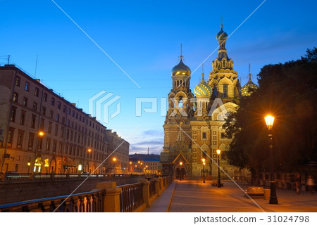 Night view on Russia Orthodox Church Spas na Krovi 31024798