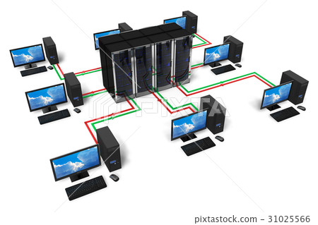 Network and internet communication concept 31025566