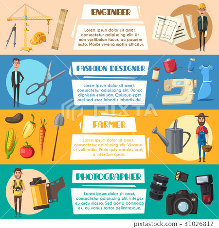 Vector engineer, farmer, photographer and designer Vector engineer, farmer, photographer and designer 31026812