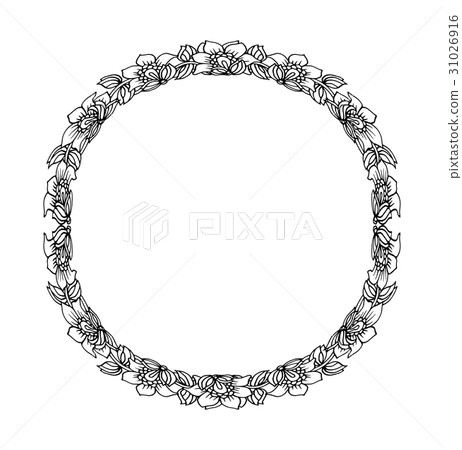 Mandala. Ethnic decorative round element. Hand 31026916