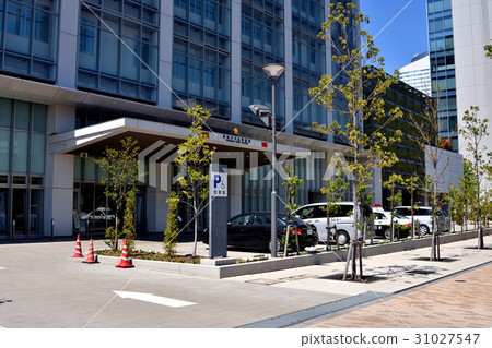 警察局月島警察局建築物 照片素材 圖片 圖庫