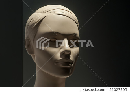 closeup of mannequin by night in fashion store closeup of mannequin by night in fashion store 31027705