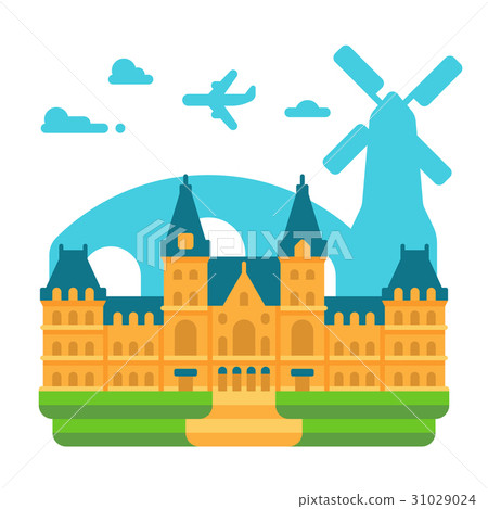 Flat design Rijksmuseum Amsterdam Flat design Rijksmuseum Amsterdam 31029024