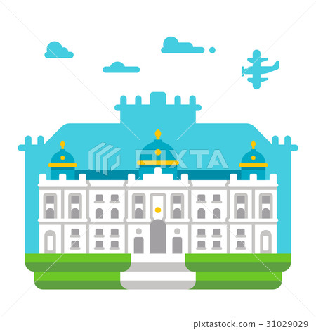 Flat design Vienna Hofburg Flat design Vienna Hofburg 31029029