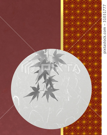 日本物質背景背景日本樣式秋葉 31031777