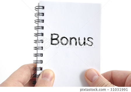 Bonus text concept Bonus text concept 31031991