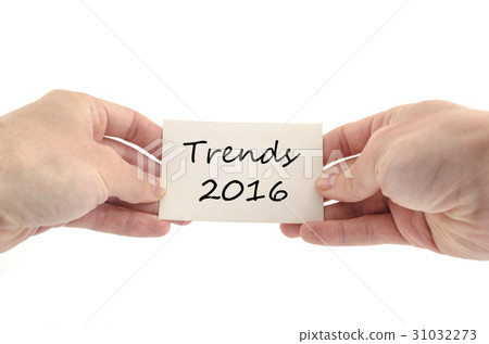 Trends 2016 text concept Trends 2016 text concept 31032273