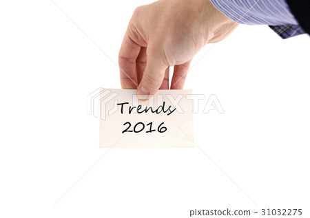 Trends 2016 text concept Trends 2016 text concept 31032275