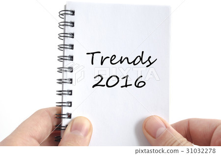 Trends 2016 text concept Trends 2016 text concept 31032278