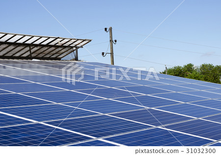 Solar panels on the roof 31032300