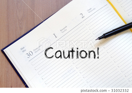 Caution write on notebook 31032332