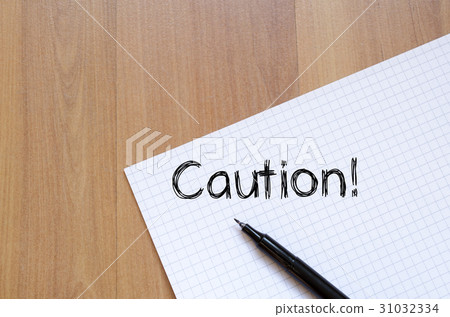 Caution write on notebook Caution write on notebook 31032334