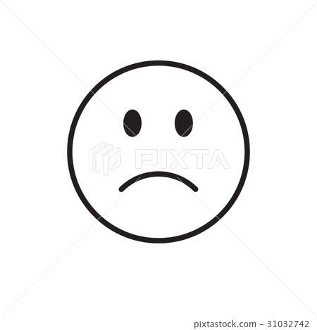 Cartoon Face Sad Negative People Emotion Icon Cartoon Face Sad Negative People Emotion Icon 31032742