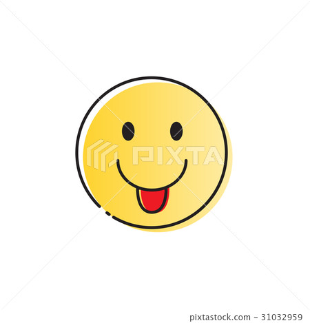 Yellow Smiling Cartoon Face Positive People Yellow Smiling Cartoon Face Positive People 31032959