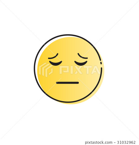 Yellow Cartoon Face Sad Negative People Emotion Yellow Cartoon Face Sad Negative People Emotion 31032962