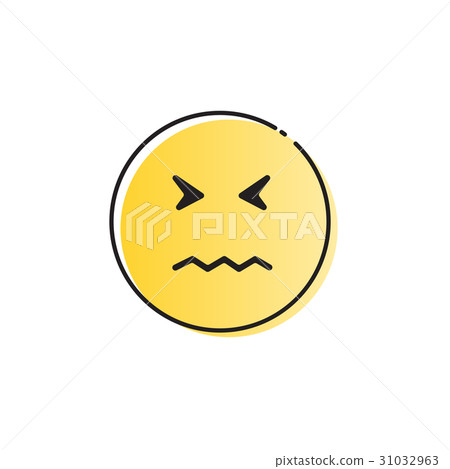 Yellow Cartoon Face Sad Negative People Emotion Yellow Cartoon Face Sad Negative People Emotion 31032963