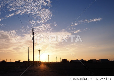 夕陽 夕陽 31033185