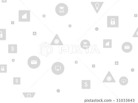 Grey social communication tech icons background 31033643