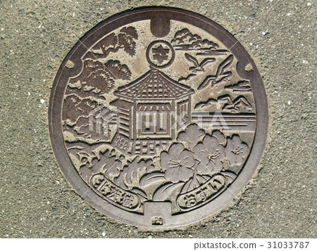 Manhole of Kitaibaraki city Gora Rokkakudo 31033787